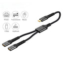 NÖRDIC USB-C Hub til 1xUSB-C PD60W og 1xUSB-C