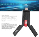NÖRDIC USB-A WiFi-adapter, 5400 Mbps højhastighed stabil USB3.0 trådløs netværksadapter WiFi 6E, bærbar til stationær computer