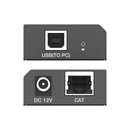NÖRDIC USB-forlænger Splitter 1 til 2 CAT6 100m