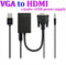 NÖRDIC VGA til HDMI-adapter 1080p 60Hz HDCP 1.2