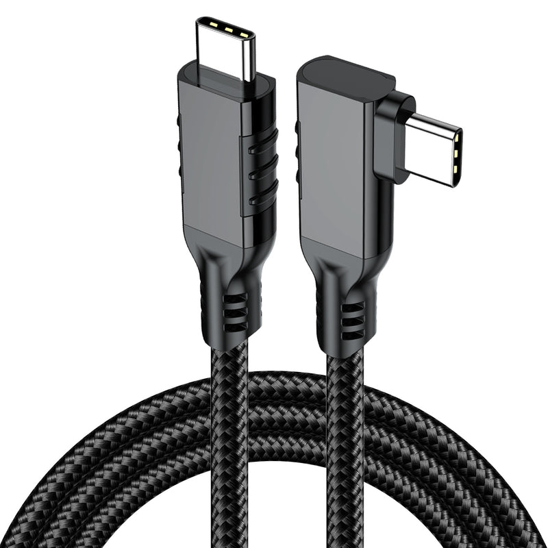 NÖRDIC VR Link kabel 5m USB3.2 Gen1 USB-C til C 20Gbps 100W 4K60Hz hurtig opladning Quest 2 Super Speed USB Link-kabel Sort