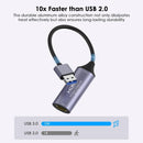 NÖRDIC Videoinspilningskort USB-A 4K30Hz USB3.0