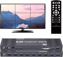 NÖRDIC Video Wall Controller 3x3, TV Wall Processor, 4K@30Hz HDMI Multi-Screen Splicing Processor with HDMI+DVI+USB C Input