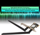 NÖRDIC WiFi 7 PCIe x1 trådløst netværkskort med Intel BE200-chipset, 8800 Mbps, Bluetooth 5.4