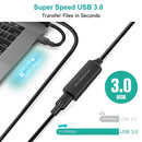 NÖRDIC aktiv 15m USB-C 3.0 SuperSpeed 5Gbps forlængerkabel han til hun