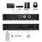 NÖRDIC digital til analog audio konverter, Toslink og Coaxial til RCA L / R audio og 3,5 mm AUX udgang ved fjernbetjening