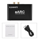NÖRDIC eARC/ARC HDMI Lyd-Extractor, 24 bit 192 kHz volumenkontrol, HDMI, RCA, optisk og 3,5 mm lydudgang, til HDTV, højttalere og forstærkere
