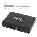 NÖRDIC eARC/ARC HDMI Lyd-Extractor, 24 bit 192 kHz volumenkontrol, HDMI, RCA, optisk og 3,5 mm lydudgang, til HDTV, højttalere og forstærkere