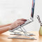 NÖRDIC justerbar aluminiumsholder til bærbar computer i to niveauer til op til 17" notebookstander til bærbar computer