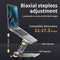 NÖRDIC laptop stativ til op til 17" justerbar højde notebook stativ laptop stativ mørkegrå