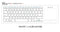 NÖRDIC trådløst 2.4G tastatur med touchpad 78 taster iOS Android Windows arabisk layout