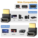 NÖRDIC vinklet HDMI 2.1-adapter 8K60Hz 4K120Hz HDR