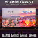NÖRDIC vinklet HDMI 2.1-adapter 8K60Hz 4K120Hz HDR