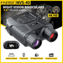 NVS-40 Kikkert 4K HD med nattesyn 6x digital zoom 300m jagt camping sigtekikkert ur observering af objekter