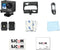 SJCAM SJ4000Dual Screen 4K 30fps Action kamera, Wifi, Dual screen, Vandtæt skal. transportabel