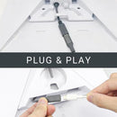 Starlink Mini DC 5,5×2,1mm han til USB-C hun 20cm, vandtæt, 60W PD-smartchip