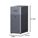 UGREEN NASync DH2300 2-bay NAS (2xSATA 3,5"/2,5"), 64TB maksimal lagerplads, 4/8GB RAM, 1GbE LAN, NFC One-Touch, AI-fotoalbum, brugervenlig NAS til hjemmet