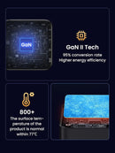 UGREEN Nexode 100W GaN USB-C 4-ports oplader, til MacBook Pro/Air, iPad Pro, iPhone 17/16/15-serien, Galaxy S25/S24, Pixel 10/9, Steam Deck, Pixelbook