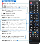 Universal remote control for Samsung Smart TV compatible with all Samsung remote controls
