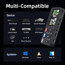 Video til digital konverter 4K HDMI/CVBS/VGA/YPBPR input videorekorder fra VCR, DVD, VHS, Hi8, videokameraer – 4K optagelse 1080P 60FPS