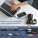 Digital optager til optagelse fra VHS-bånd, videobåndoptager, DVR, DVD, Hi8, DV-afspiller, RCA, CVBS, TV-boks, videokamera, spillekonsoller til USB eller MicroSD-kort