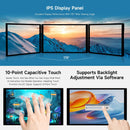 Waveshare 10,1" DSI Touchskærm, 800 x 1280, IPS-panel, Optical Bonding hærdet glas, til Raspberry Pi/RK3576/RK3506/ESP32-P4