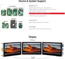 Waveshare 4,3-tommer LCD Touch-skærm til Raspberry Pi 5/4B/3B+/3A+/3B/2B/B+/A+ 800 × 480 IPS