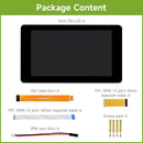 Waveshare 7-tommer touch-skærm til Raspberry Pi 5, 4B, Raspberry Pi 3B+/3B/3A+, CM3/3+/4 og VisionFive2 Core3566, 800 × 480 opløsning med DSI-interface