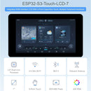 Waveshare 7" ESP32-S3 Touch Display Udviklingskort, 800 x 480, 65k RGB, 5-punkts touch, Understøtter WiFi og Bluetooth