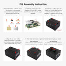 Waveshare industrielt metalkabinet (D) til Raspberry Pi 5
