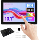 Waveshare industriel HMI alt-i-én 10,1" touchskærm, kompatibel med Raspberry Pi 4 (medfølger), understøtter dobbelt 4K HDMI-udgang