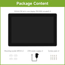 Waveshare industriel HMI alt-i-én 10,1" touchskærm, kompatibel med Raspberry Pi 4 (medfølger), understøtter dobbelt 4K HDMI-udgang