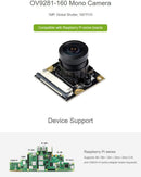 Waveshare SC3336 3MP Camera Module (B), with High Sensitivity, High SNR, and Low Light Performance,