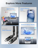 Trådløs HDMI-sender/modtager 1 til 2, 1080P 60Hz 400 m