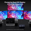 iVANKY 20-i-1 Dockingstation FusionDock Max 1, Thunderbolt 4 til Mac M1/M2/M3/M4, Fire 6K@60Hz skærme, 2x HDMI, 7x USB 10Gbps, 2.5GbE, 96W PD, SD/TF 4.0, 40G, Windows inkompatibel