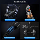 iVANKY Thunderbolt 5 kabel 1m Intel-certificeret, 80Gbps dataoverførsel, 120Gbps båndbredde, 240W opladning, Dobbelt 8K skærme, Kompatibel med MacBook M4 TB4/DP2.1/USB4